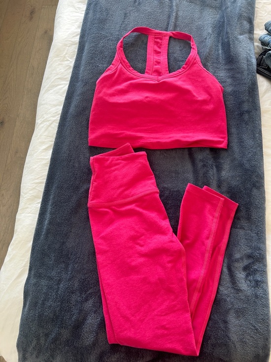 Beyond Yoga Other - Beyond Yoga Spacedye Hot Pink Set - tank & crossover Leggings